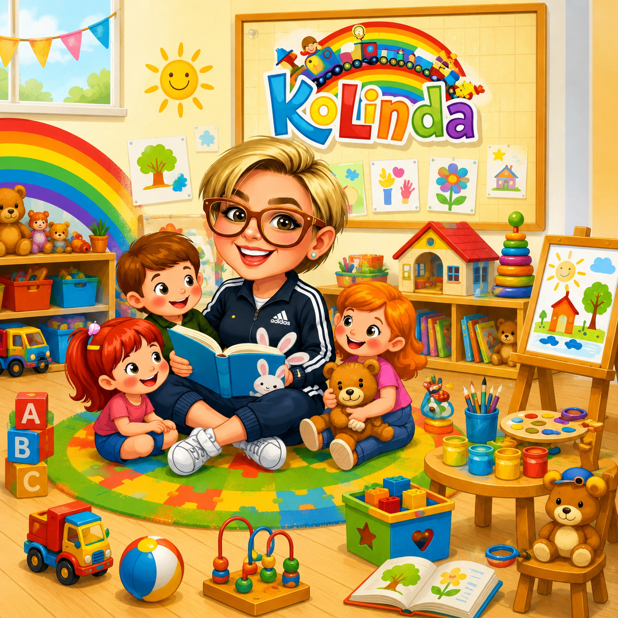 Rođendaonica Kolinda - animatori i djeca